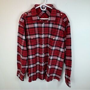 THE KOOPLES Plaid Check Long Sleeve Pearl Snap Shirt